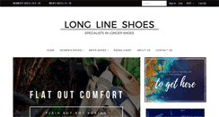 Desktop Screenshot of longlineshoes.com.au